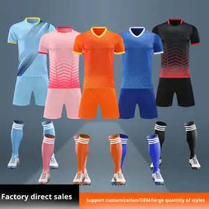 第25届夏季新款足球套装团队竞赛制服运动服2026用于自动切割抗菌OEM服务复古 - Product Image 5