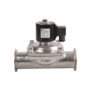 KIO Solenoid Normally Open Sanitary Food Grade Clamp Type SS304 Solenoid - Product Image 1