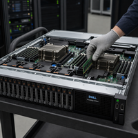 Serveur en rack R750XS 2U, 2x Gold 6330 56 cœurs, 32 Go, SSD 512 Go, 2x 2 To, serveur d'entreprise H355