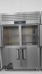 Congelatore Commerciale RUITAI in Acciaio Inox Personalizzato a 4 Porte con Controllo Digitale della Temperatura per Cucine di Ristoranti Completamente Congelato - Product Image 2