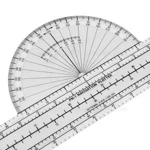 Polit Navigation Sectional Plotter For Measuring Nautical Miles and Statute Miles on Both Sectional Charts and WAC