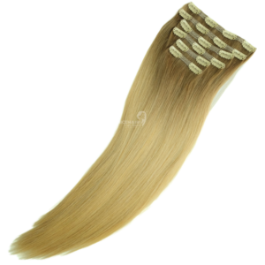 Extensions de cheveux humains chinois naturels non traités, à clipser, double épaisseur, vierges, lisses - Product Image 1