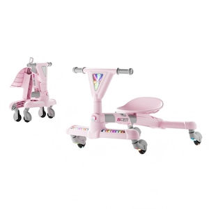 Voiture à roulettes pliable pour enfants, rotation à 360 degrés, jeu en plein air, pour les enfants de 3 à 6 ans - Product Image 1