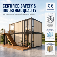 Maison conteneur préfabriquée de 20 pieds pour bureau de plongée sous-marine ou marina, personnalisable en usine, disponible en 20 pieds, 40 pieds et tailles sur mesure, installation facile