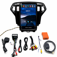 Lecteur multimédia vertical Android 13 Tesla de 12,8 pouces pour Ford Mondeo 2006-2010, CarPlay sans fil, GPS, DSP, lecteur vidéo, navigation, BT