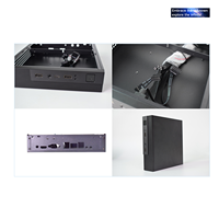 Nuevo Gabinete PC de Escritorio Mini ITX con Enfriamiento Eficiente, Adecuado para Computadora Gaming, Soporta Placa Base de 17 cm x 17 cm, Puerto Frontal USB y Ventilador