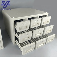 Bio Microscope Slide 9 Drawer Storage Cabinet for Lab