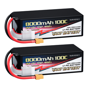 VANT Großhandelspreis HV Drohnen-Akku 6S 22,8V 6,5Ah/7,5AH/8AH/9AH/10Ah 100C FPV Lipo-Akku für FPV Quadcopter XT60 - Product Image 4