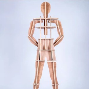 Nouveau support pour armure, support pour mannequin en bois, présentoir pour vêtements tactiques et armures. - Product Image 2