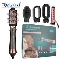 Resuxi S-9931 Nouveau Kit 5-en-1 : Brosse Sèche-Cheveux, Brosse Soufflante, Styler à Air Chaud, Fer à Boucler Professionnel et Baguette Coiffante
