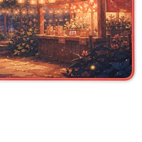 Tapis de souris de jeu d'anime japonais, grand tapis de bureau en polyester recyclé, antidérapant, 3 mm, motif personnalisé pour configuration PC