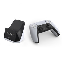Station de charge double TP5-0586 pour station de support de chargeur de contrôleur sans fil PS5 pour berceau d'alimentation de Base de charge de manette PS5