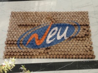 Panneau mural 3D imperméable et ignifuge en PU à texture de bois artificiel moderne NEU pour la décoration intérieure et extérieure des maisons