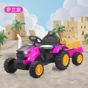Trattore Telecomandato 2.4G con Bluetooth e Rimorchio Staccabile, <span class=keywords><strong>Batteria</strong></span> 12V, Doppi Motori, Multifunzionale - Product Image 4