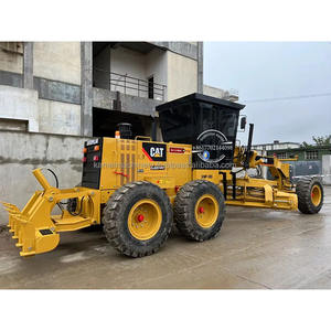 เครื่องจักรใช้เกรดมอเตอร์140H ของแมว140กรัมผลิตจากญี่ปุ่นที่เชื่อถือได้สำหรับการคัดเกรดเหมืองก่อสร้างทางถนนพร้อมใช้งานมือสอง140K - Product Image 1