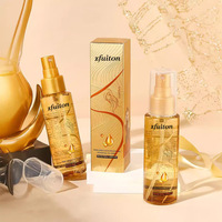 Huile capillaire lissante parfumée pour le contrôle des frisottis, spray capillaire à parfum longue durée