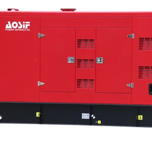AC138 100KW 125KVA diesel gerador conjunto fornecimento por fabricante AOSIF com cummins motor gerador elétrico melhor genset silencioso
