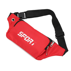 Tas Pinggang Grosir Custom Logo Olahraga Luar Ruangan Jogging Fanny Pack Tas Pinggang Nylon - Product Image 2