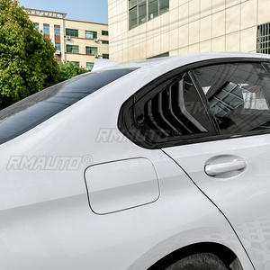 Cubierta de Persiana para Ventana Trasera de Coche en Negro Brillante, Rejilla de Ventilación Lateral para BMW Serie 3 G20 320i 325i 330i 2019+ - Product Image 6