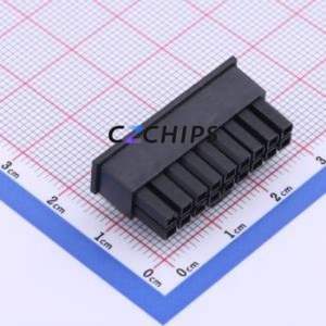 HC-MX3.0-2*9Y Housing (Wire-to-Board / Wire-to-Wire) P=3mm Connector 2x9P 3mm Micro-Fit (MX 3.0) 3mm - Product Image 2