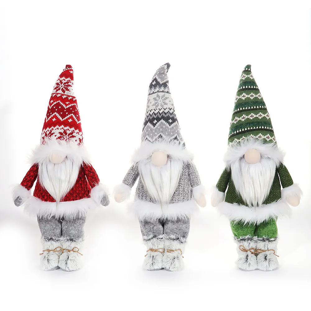 New Hot Sale Christmas Doll Popular Design Fabric Faceless Old Man Toy Children's Gift