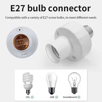 Douille à Détecteur de Mouvement E27, Adaptateur Intelligent pour Ampoule, Douille de Lumière Activée par Mouvement, Allumage Automatique Intelligent / Lumière à Temporisation