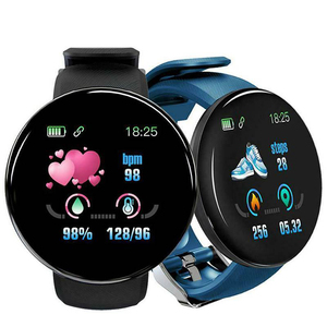 Smartwatch D18 per Uomo e Donna, Impermeabile, Sportivo, con Display TFT, Monitoraggio Pressione Sanguigna, Monitoraggio del Sonno, Calendario, 116 <span class=keywords><strong>Plus</strong></span> - Product Image 1
