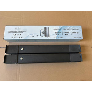 Support de base surélevé pour machine à laver, étagère de rangement durable et mobile, pied de support universel en fer et plastique, facile à assembler - Product Image 4