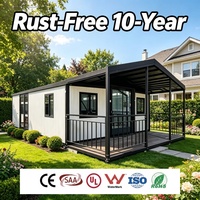 Casas Prefabricadas, Casa Modular Expandible Tipo Contenedor, Casa de Jardín con Estructura de Acero Galvanizado para Alojamiento en Hoteles