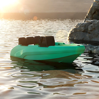 Bateau à rames 5 places en HDPE certifié CE de 3,6 m pour une navigation rapide sur les lacs, les mers et les stations balnéaires