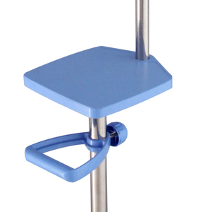Tiang Monitor Perawatan Medis dari Baja Anti Karat, Tiang <span class=keywords><strong>IV</strong></span> Portabel, Dapat Disesuaikan Tingginya, Dapat Dilipat, Penyangga Infus Perfusion - Product Image 4