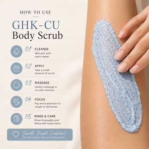 <span class=keywords><strong>Exfoliante</strong></span> Corporal de Péptidos de Cobre Azul GHK-Cu de Marca Privada, <span class=keywords><strong>Exfoliante</strong></span> Corporal y para <span class=keywords><strong>Manos</strong></span> y Pies, Iluminador y Suavizante de la Piel - Product Image 6