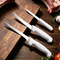 Couteau à désosser en acier inoxydable spécial pour l'abattoir de porc, le rasage des bovins et des moutons, outil de cuisine pour couper la viande