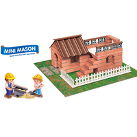 Enfants Cadeau Mini Construction Construction Brique Jouets DIY Brique Ciment Maison