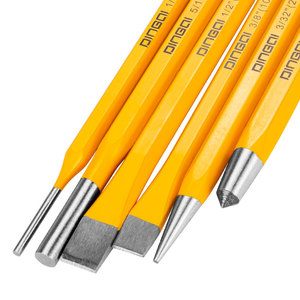 DINGQI 6 Pcs Hand Tools Stamping Mold <strong>Punch</strong> Pin <strong>Chisel</strong> <strong>Punch</strong> Pin <strong>Punch</strong> <strong>Set</strong> - Product Image 5