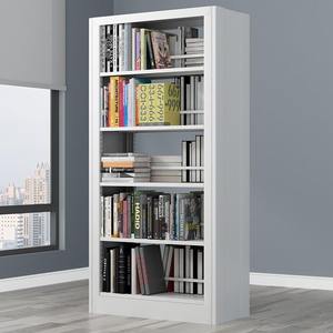 ชั้นวางของแบบโมเดิร์นสำหรับบ้าน โรงเรียน ห้องสมุด ห้องเก็บเอกสาร และห้องอ่านหนังสือ ชั้นวางหนังสือเหล็ก โครงสร้างโลหะและไม้ - Product Image 6