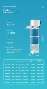 Dompelpomp voor aquariumfilter 3-in-1 Stille luchtzuurstofbeluchter Sifonfilters voor <span class=keywords><strong>aquarium</strong></span> 220v Chinese stekker - Product Image 6
