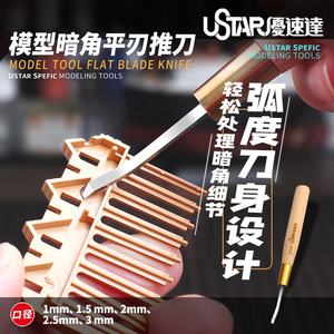 <span class=keywords><strong>Gunda</strong></span> toy model tool modello USTAR angolo scuro elica a lama piatta a forma speciale strumento manuale coltello da intaglio coltello da medicazione - Product Image 3