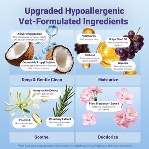 Nettoyant pour pattes de chien et de chat avec logo personnalisé, sûr, hypoallergénique, sans rinçage, nettoyant moussant pour pattes de chiot, nettoyant pour pattes de chien pour pattes sales - Product Image 4