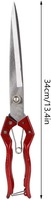 Ciseaux à laine professionnels en acier inoxydable pour moutons, faciles à utiliser, longueur 30/34 cm, garantie 6 mois - Marque Bolu, état neuf