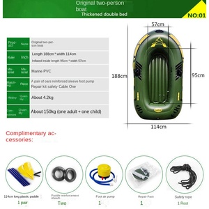 Bán buôn <span class=keywords><strong>Inflatable</strong></span> thuyền PVC cho các hoạt động ngoài trời-dày đi bè và Kayak 2-4 người thuyền đánh cá - Product Image 6