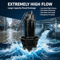 Bomba Sumergible de Flujo Axial Especializada de 160kW, Bomba de Agua de Hélice de Alta Capacidad para Sistemas de Refrigeración de Plantas de Energía, 380V