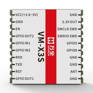 Module de lecteur RFID UHF longue portée Vanch VM-X3S 860-960 MHz, puce Impinj E310, petite taille, lecteur de cartes de contrôle d'accès, matériau ABS - Product Image 2