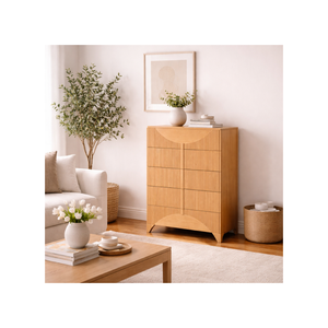 HAVSU Collection Eco-Friendly <b>Rustic</b> Design Dresser Eco-Friendly Best Price Bedroom Furniture Solid Wood Tallboy <b>Cabinet</b> - Product Image 1