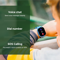 Montre intelligente pour enfants GPS LT52 avec grand écran IPS de 2,01 pouces, 4G, étanche, téléphone pour enfants, appel vidéo, 1000 mAh, contrôle par application, montre intelligente pour étudiants
