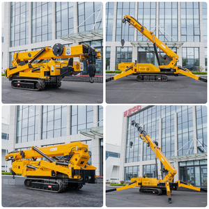 Grúa Araña de 12 Toneladas con Control Remoto, Grúa Araña Telescópica de Alta Resistencia para Construcción, <span class=keywords><strong>Grua</strong></span> Sobre Orugas HW-1200 - Product Image 4