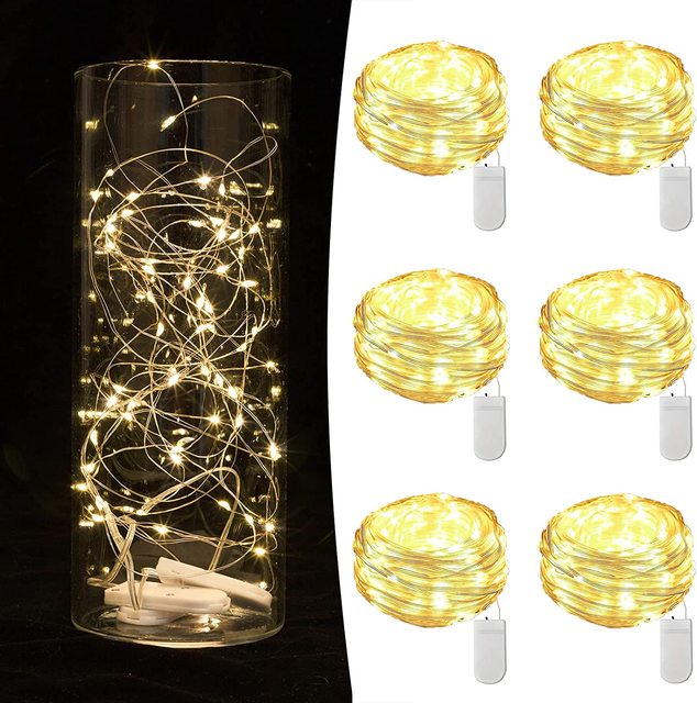 2023 Mini Fairy Led Lights Battery Operated String Lights Waterproof DIY Party Wedding Christmas Decoration