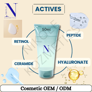 Crema Hidratante Facial para el Cuidado Diario de la Piel con Ácido Hialurónico, Péptidos y Vitaminas - Product Image 5