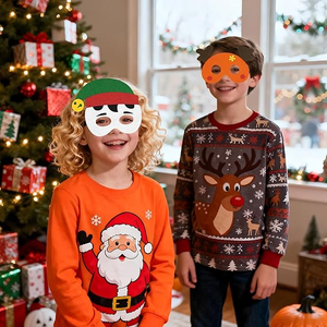 Wholesale EVA Foam Animal Cartoon <strong>Mask</strong>, Cute Design for Christmas Halloween Birthday Family Party Supplies - Product Image 2