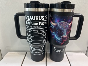 12 Renk 40oz Paslanmaz Çelik Kişiselleştirilmiş Burç Doğum Günü Hediye Kupaları Çevre Dostu Takımyıldızları Seyahat Bardakları - Product Image 5